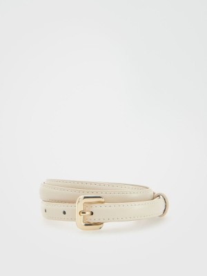 Reserved Beltdecorative Schnallen Gürtel Damen Weiß | AVXJPD-357