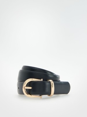 Reserved Beltdecorative Schnallen Gürtel Damen Schwarz | VEJLHR-689