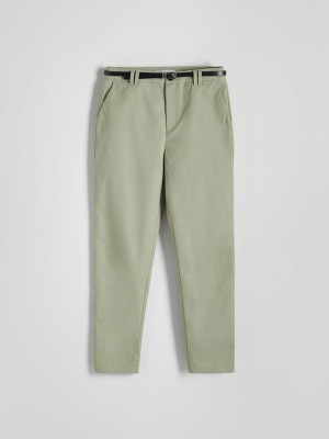 Reserved Chino With Hosen Damen Grün | HMVTEW-081