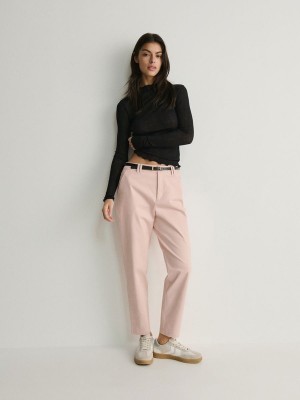 Reserved Chino With Hosen Damen Rosa | WARSDT-408