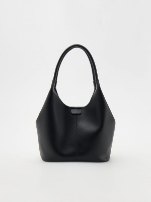 Reserved Hobo Taschen Damen Schwarz | SECPIG-621