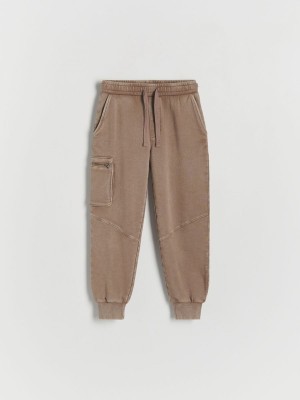 Reserved Joggers Hosen Jungen Braun | SMVCJL-759