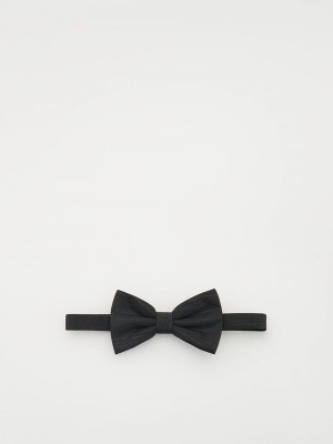 Reserved Klassische Bow Tie Gürtel Herren Schwarz | WTAGMD-169