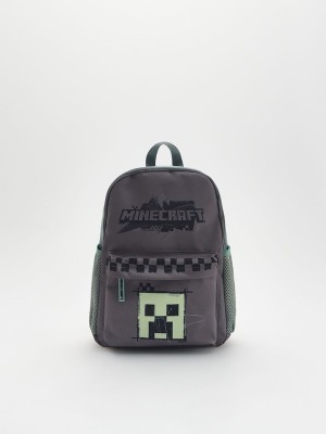 Reserved Minecraft Taschen Jungen Dunkelgrau | ZBVLUR-190