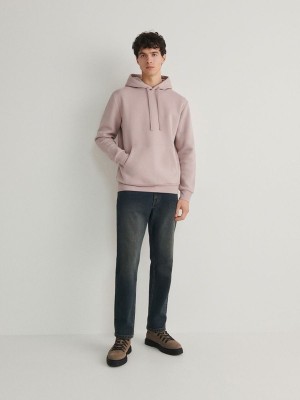 Reserved Plain Sweatshirts Herren Rosa | CABKGN-103