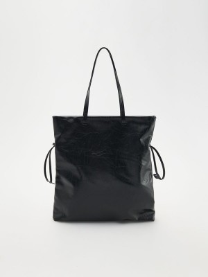 Reserved Shopper Taschen Damen Schwarz | PVWLZS-841