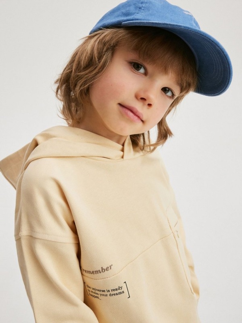 Reserved Baumwoll Baseball Kappen Jungen Blau | BKGSWL-345