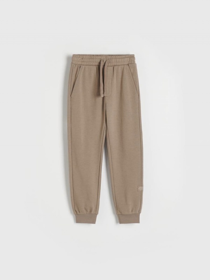 Reserved Baumwoll Joggers Hosen Jungen Braun | ABITUD-283