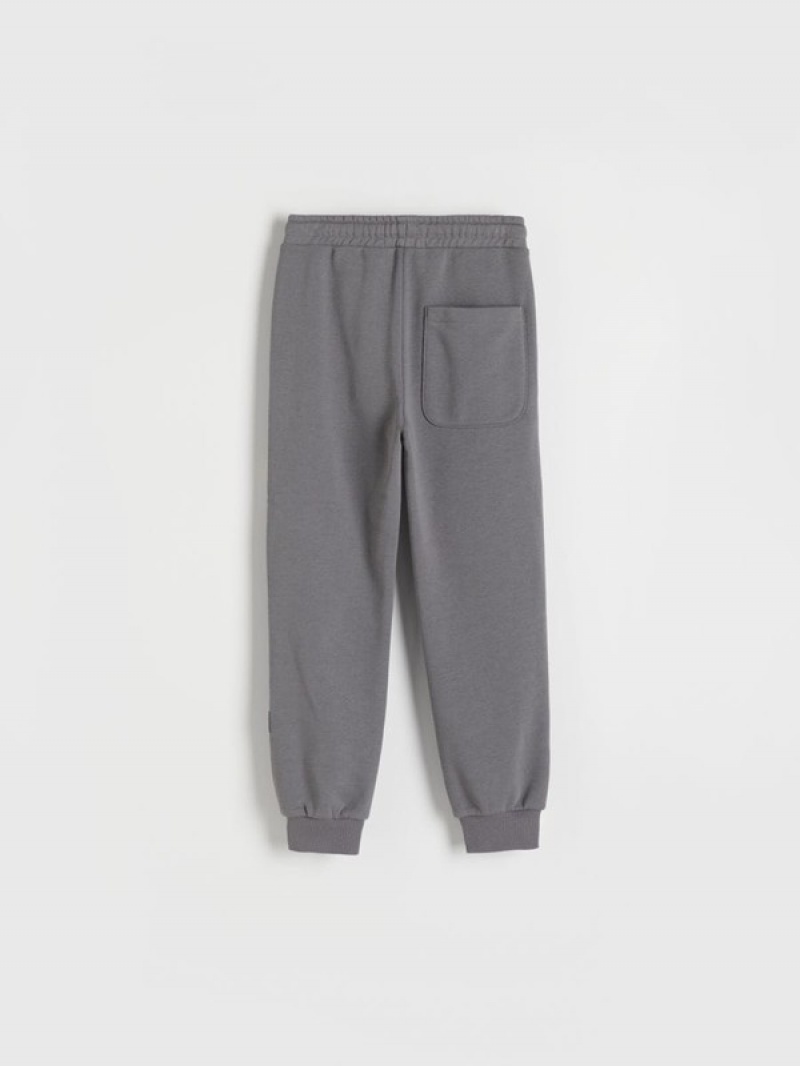 Reserved Baumwoll Joggers Hosen Jungen Dunkelgrau | FUNERZ-593