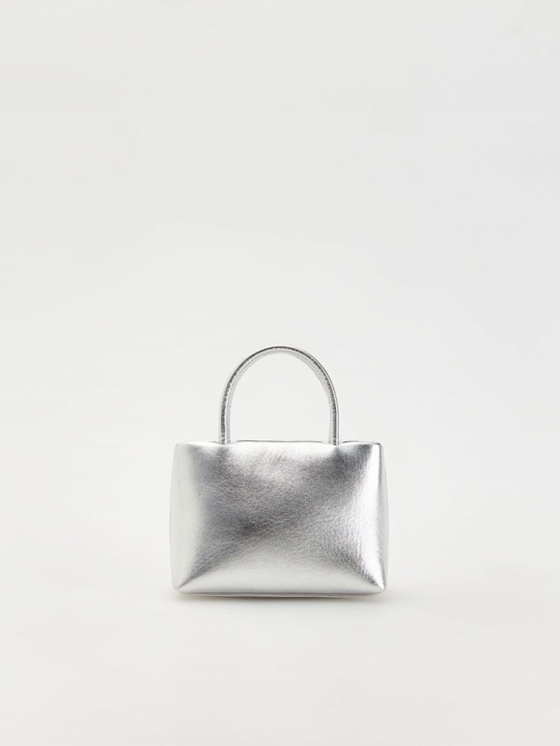 Reserved Buckles Taschen Damen Silber | QWGSYM-827