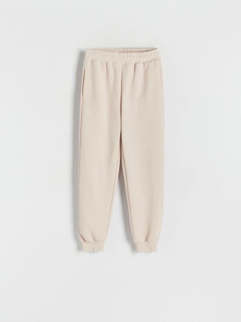 Reserved Cargo Hosen Damen Beige | STGJLF-290