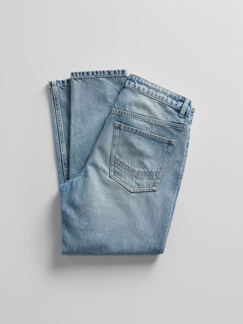 Reserved Carrot Cropped Jeans Herren Blau | FKSZOJ-954