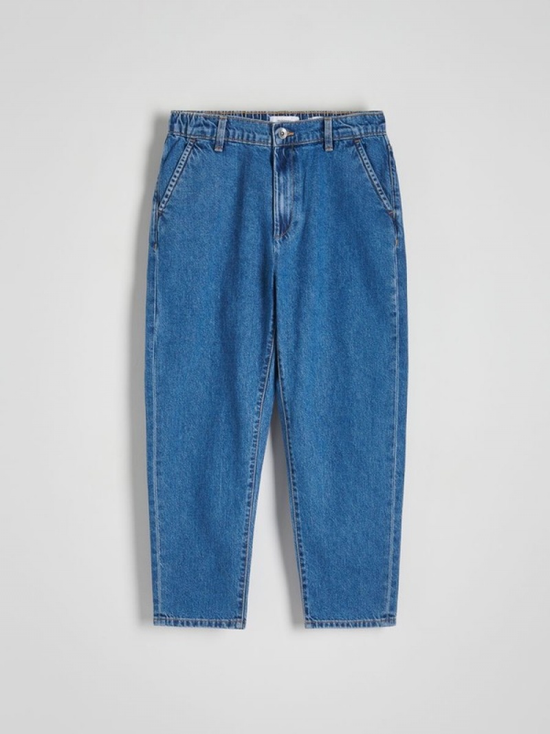 Reserved Carrot Fit Jeans Herren Blau | JPDGNR-043