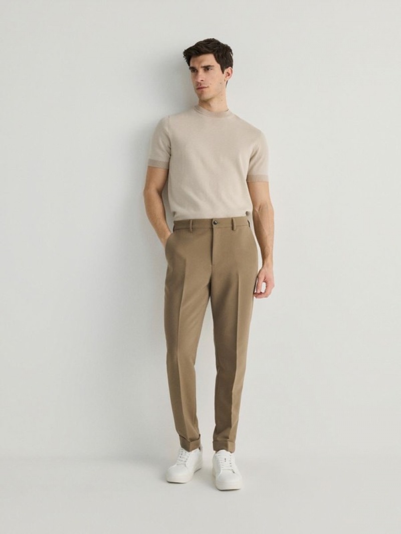 Reserved Carrot Hosen Herren Beige | CEJUHM-537