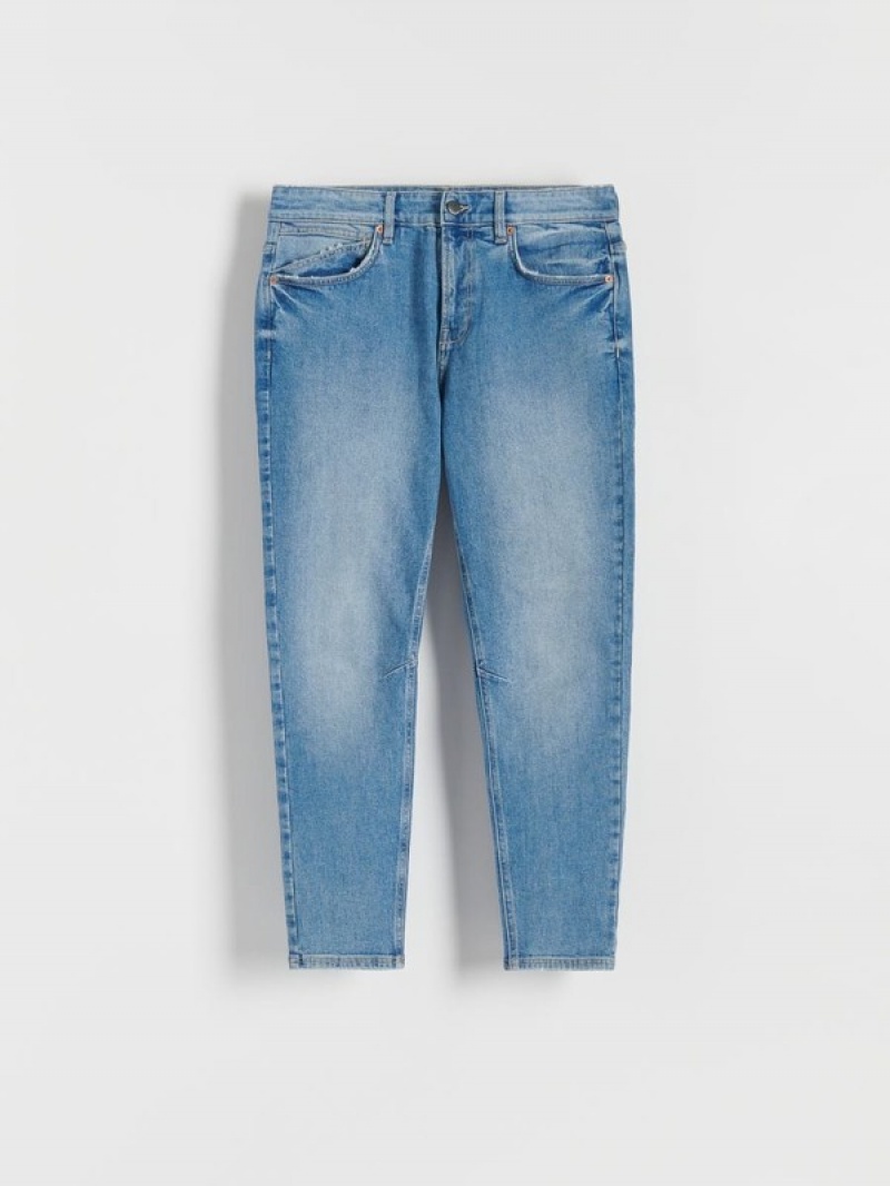 Reserved Carrot Slim Jeans Herren Blau | OBQFVD-143