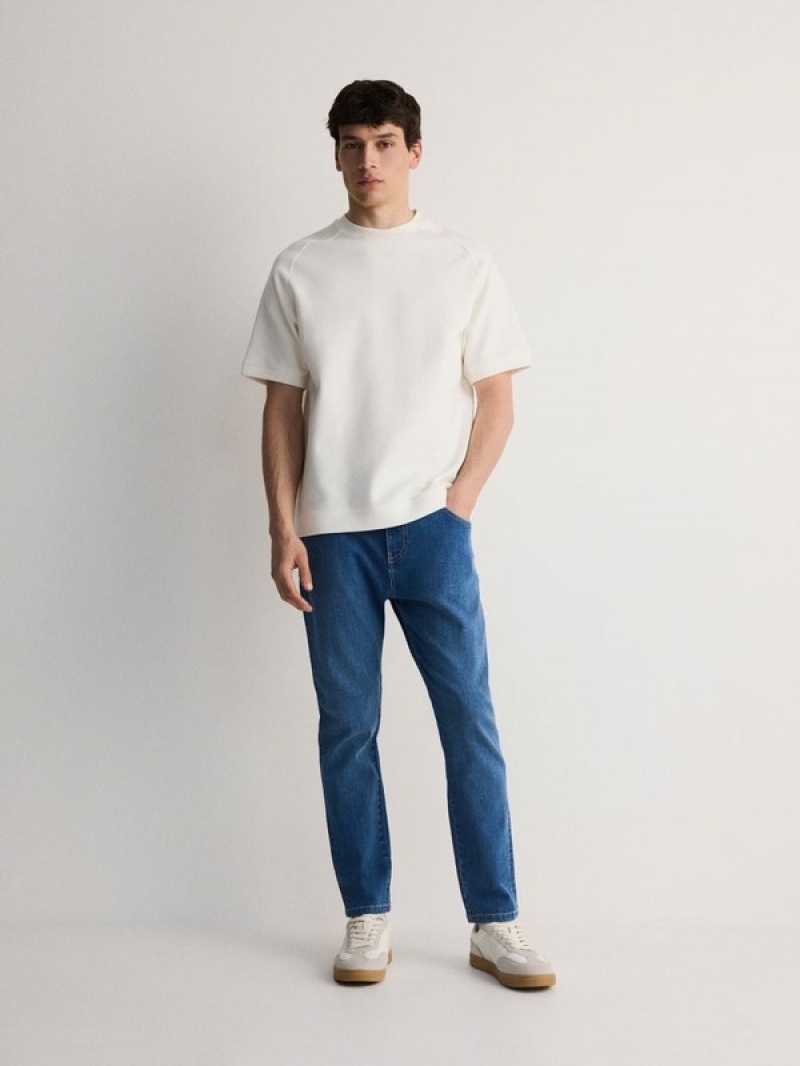 Reserved Carrot Slim Jeans Herren Blau | KJOITG-568