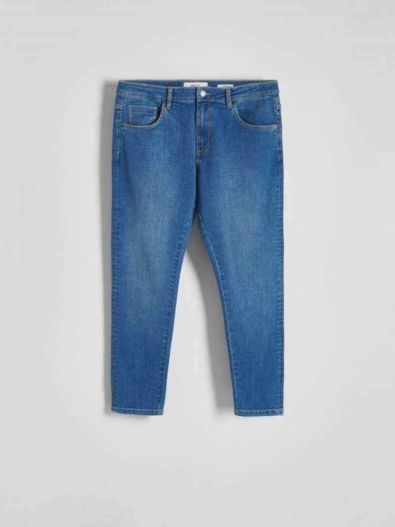 Reserved Carrot Slim Jeans Herren Blau | KJOITG-568