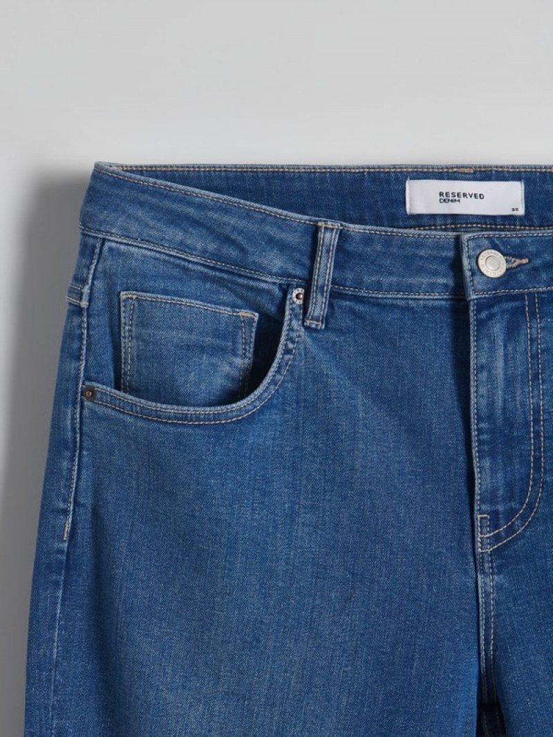 Reserved Carrot Slim Jeans Herren Blau | KJOITG-568