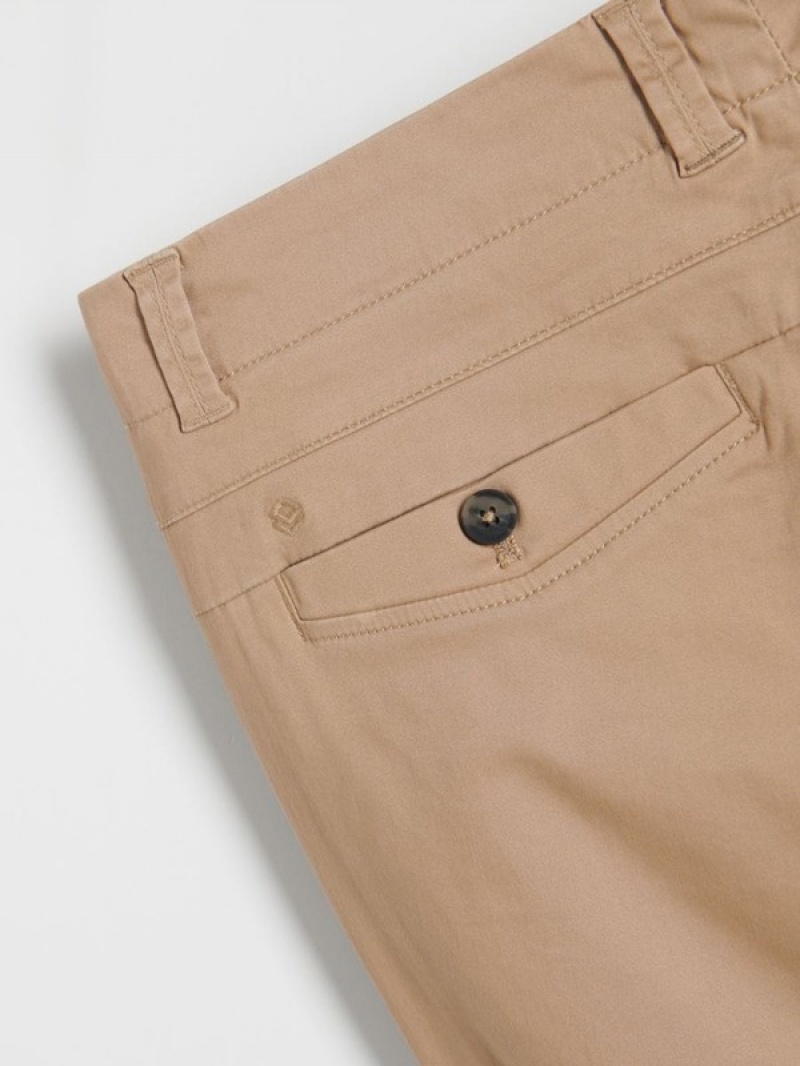 Reserved Chino Slim Fit Hosen Herren Beige | ZEXTDP-968