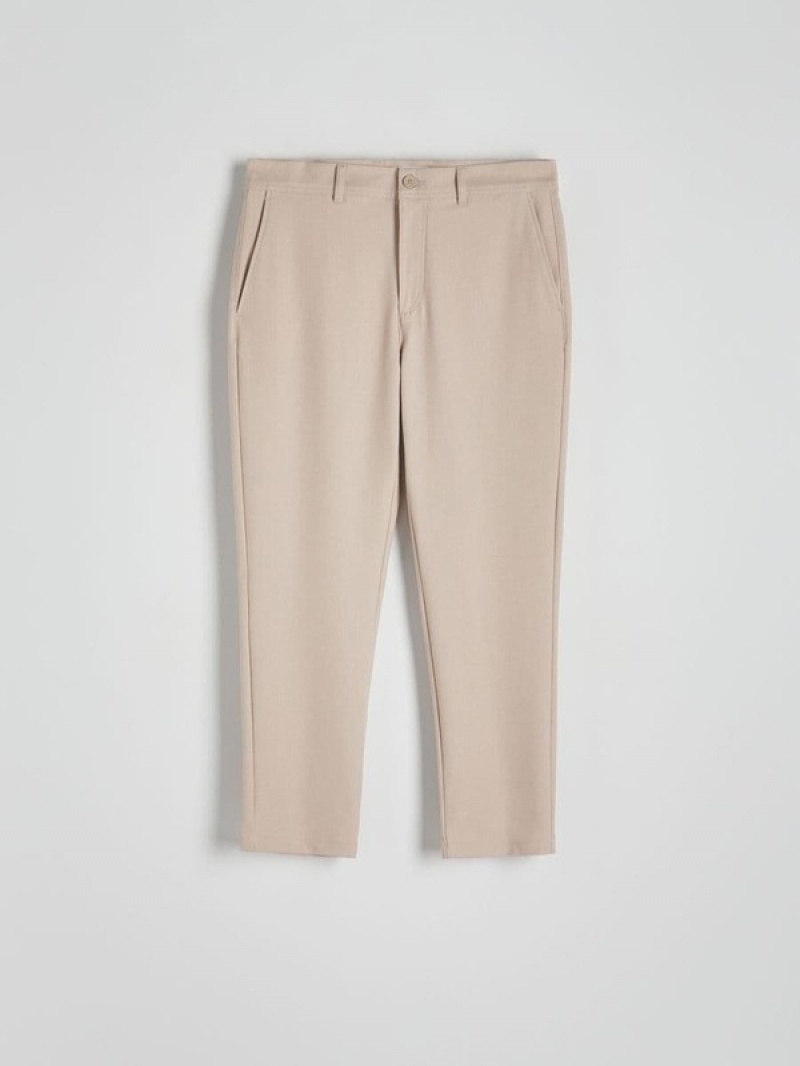 Reserved Chino Slim Fit Hosen Herren Beige | WLMRPZ-903