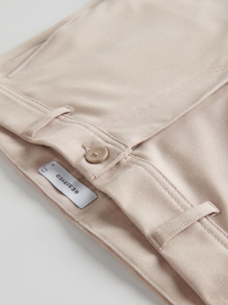 Reserved Chino Slim Fit Hosen Herren Beige | WLMRPZ-903