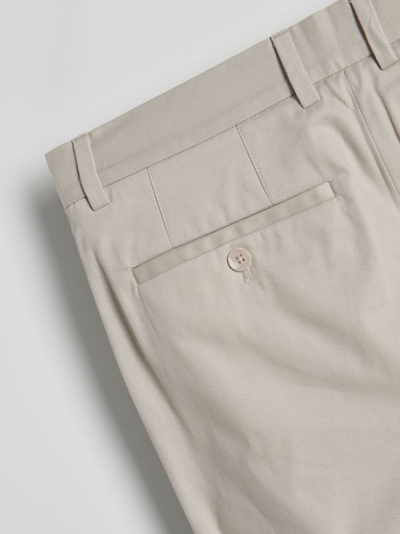 Reserved Chino Slim Fit Hosen Herren Beige | GXETUZ-694