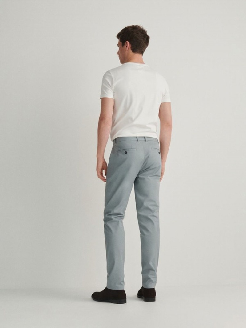 Reserved Chino Slim Fit Hosen Herren Blau | RJCOUH-271