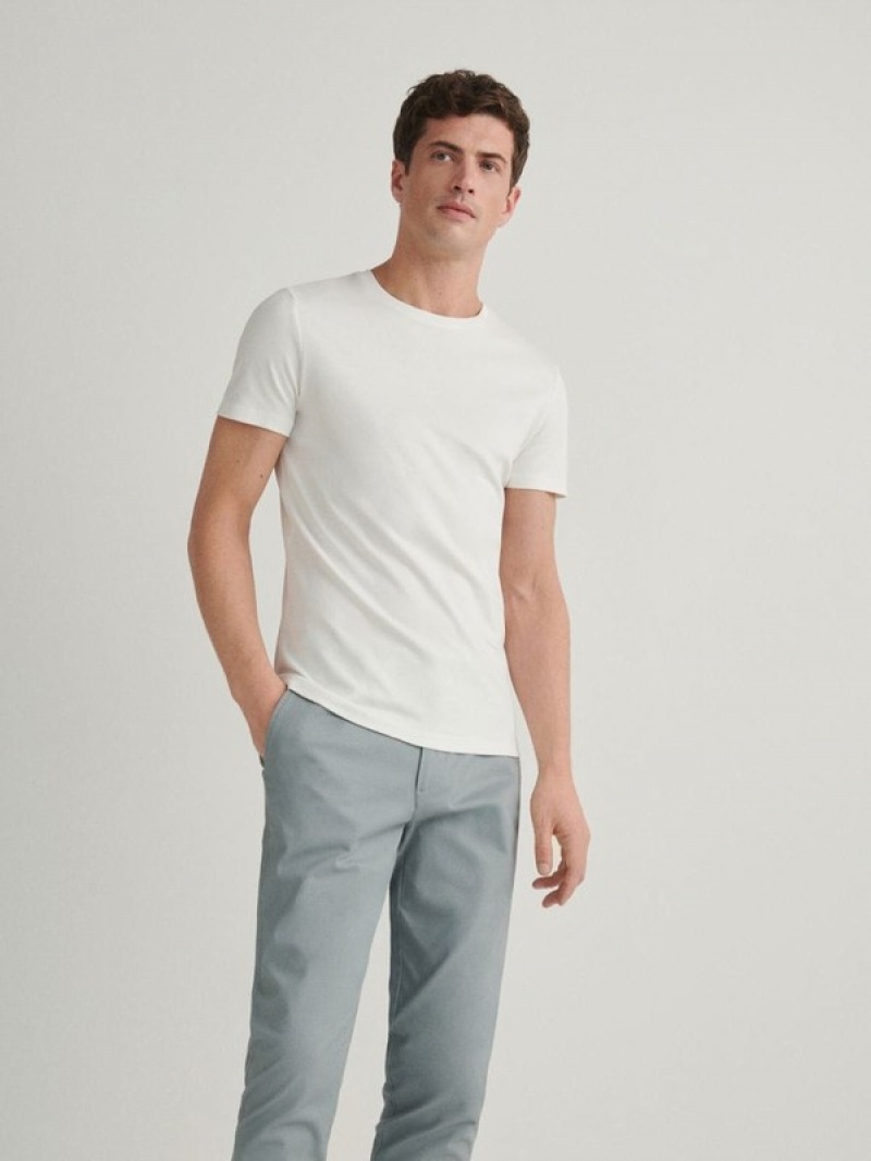 Reserved Chino Slim Fit Hosen Herren Blau | RJCOUH-271