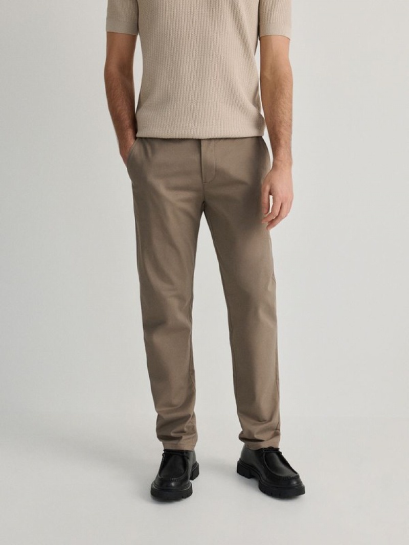 Reserved Chino Slim Fit Hosen Herren Braun | FABSVO-764