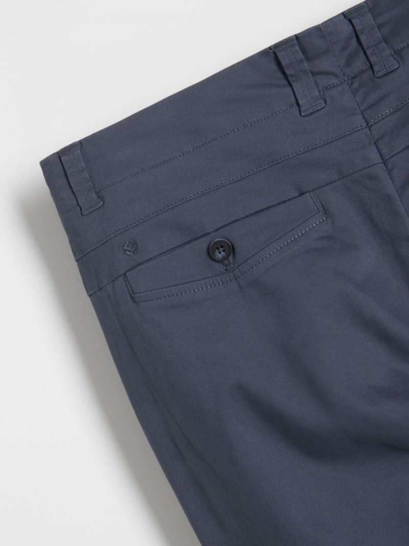 Reserved Chino Slim Fit Hosen Herren Grau Blau | MNGRJO-493