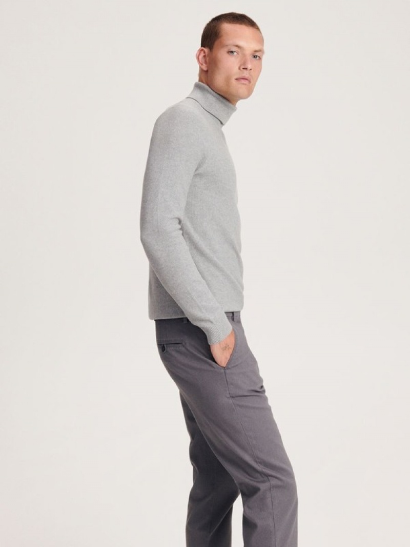 Reserved Chino Slim Fit Hosen Herren Grau | HBUMGL-468