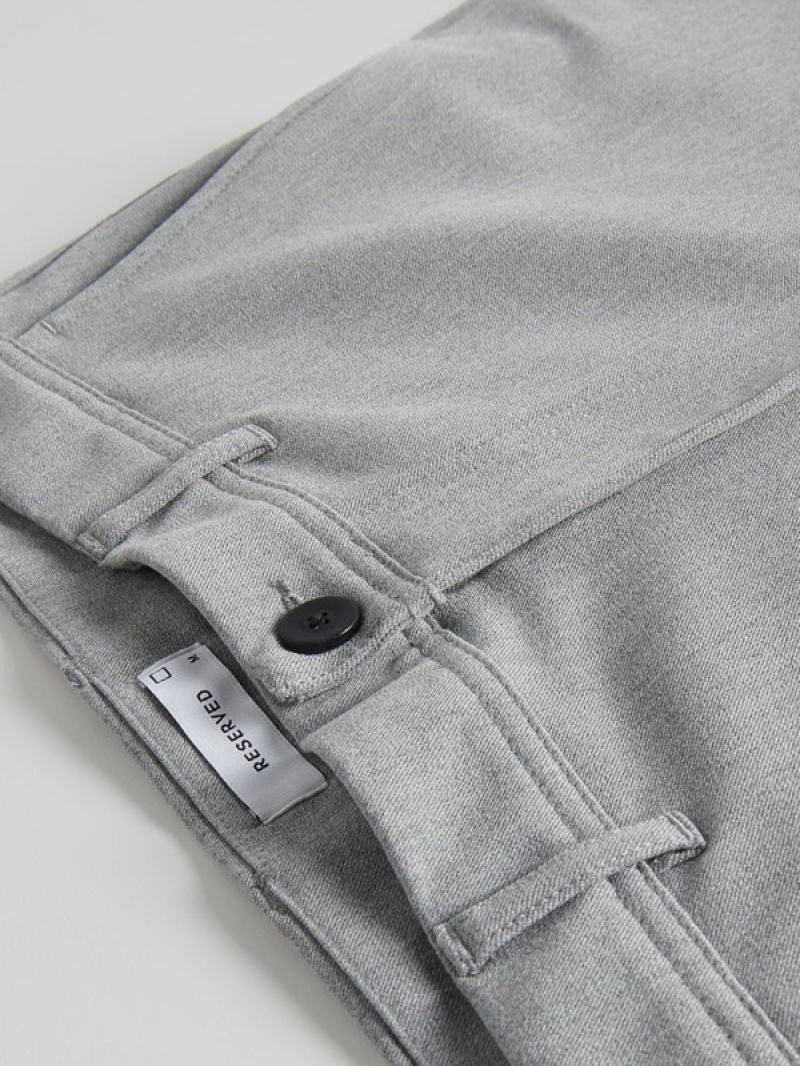 Reserved Chino Slim Fit Hosen Herren Hellgrau | FGKCNH-741