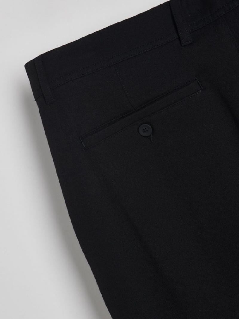 Reserved Chino Slim Fit Hosen Herren Schwarz | MSVJPU-547