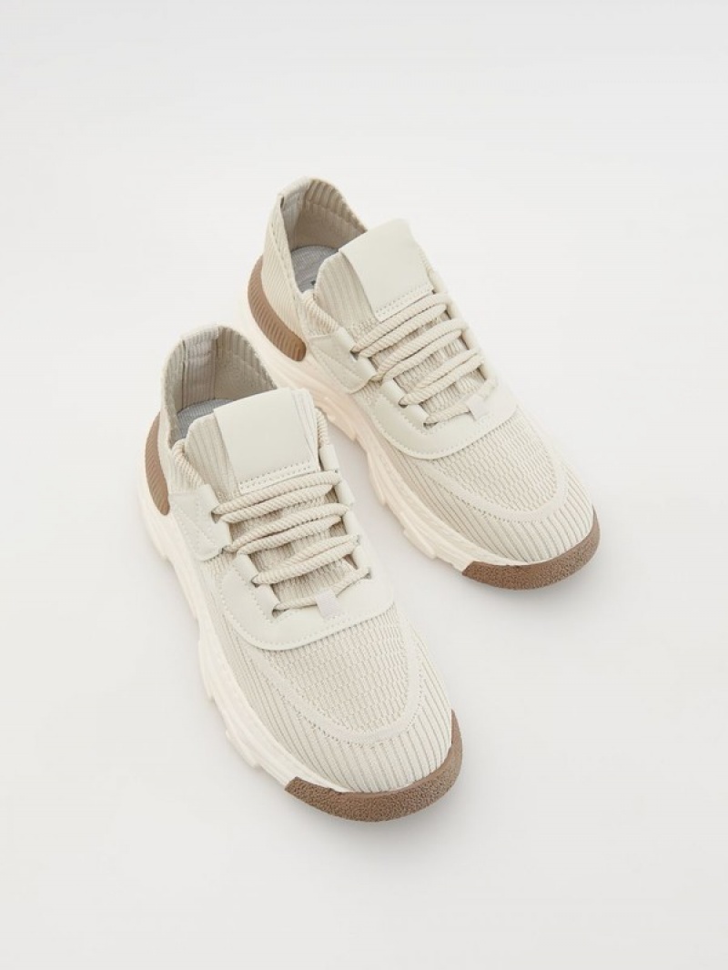 Reserved Combined Schuhe Herren Beige | DJYSIU-736