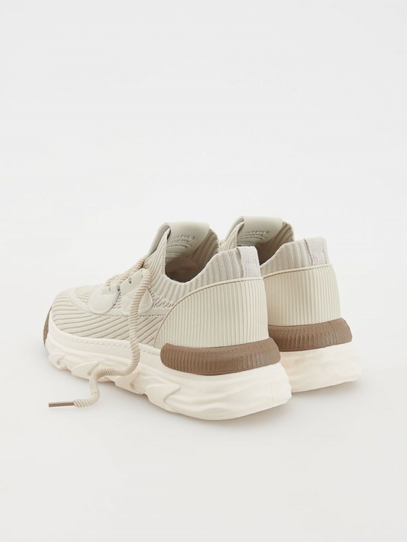 Reserved Combined Schuhe Herren Beige | DJYSIU-736