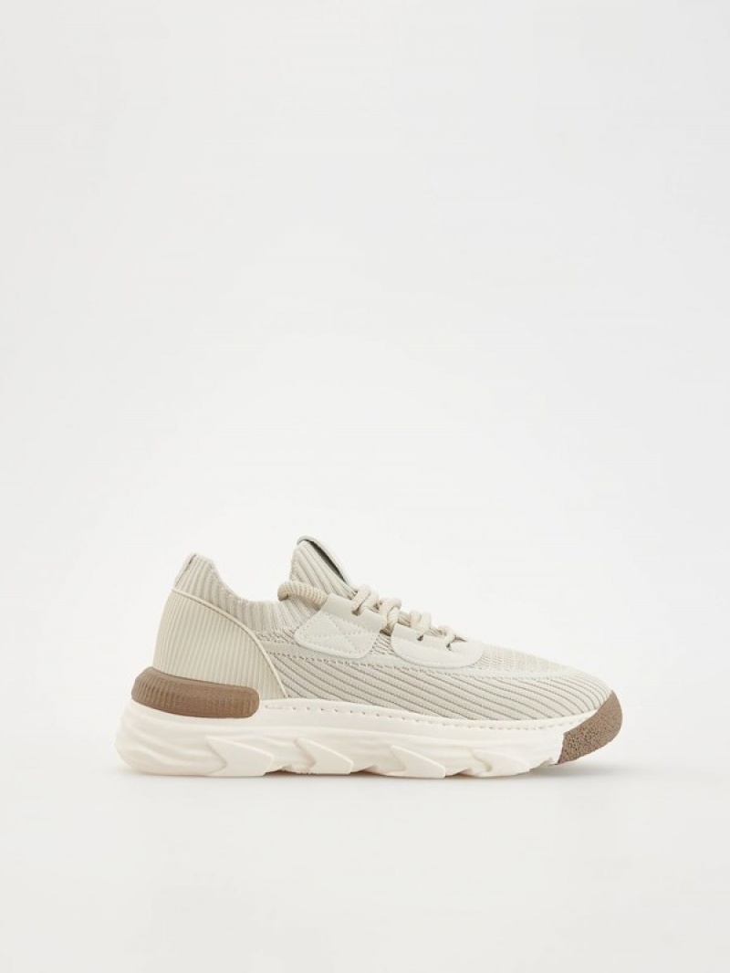 Reserved Combined Schuhe Herren Beige | DJYSIU-736