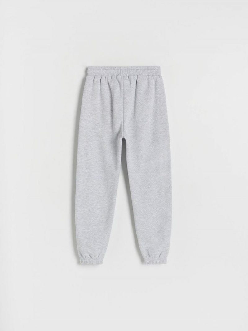 Reserved Jogger Track Bottoms Hosen Mädchen Hellgrau | AHIJPC-397