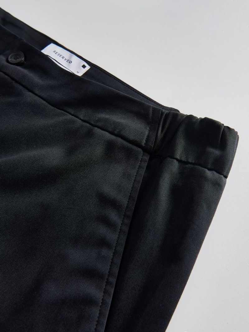 Reserved Joggers Hosen Herren Schwarz | PZWVCX-385