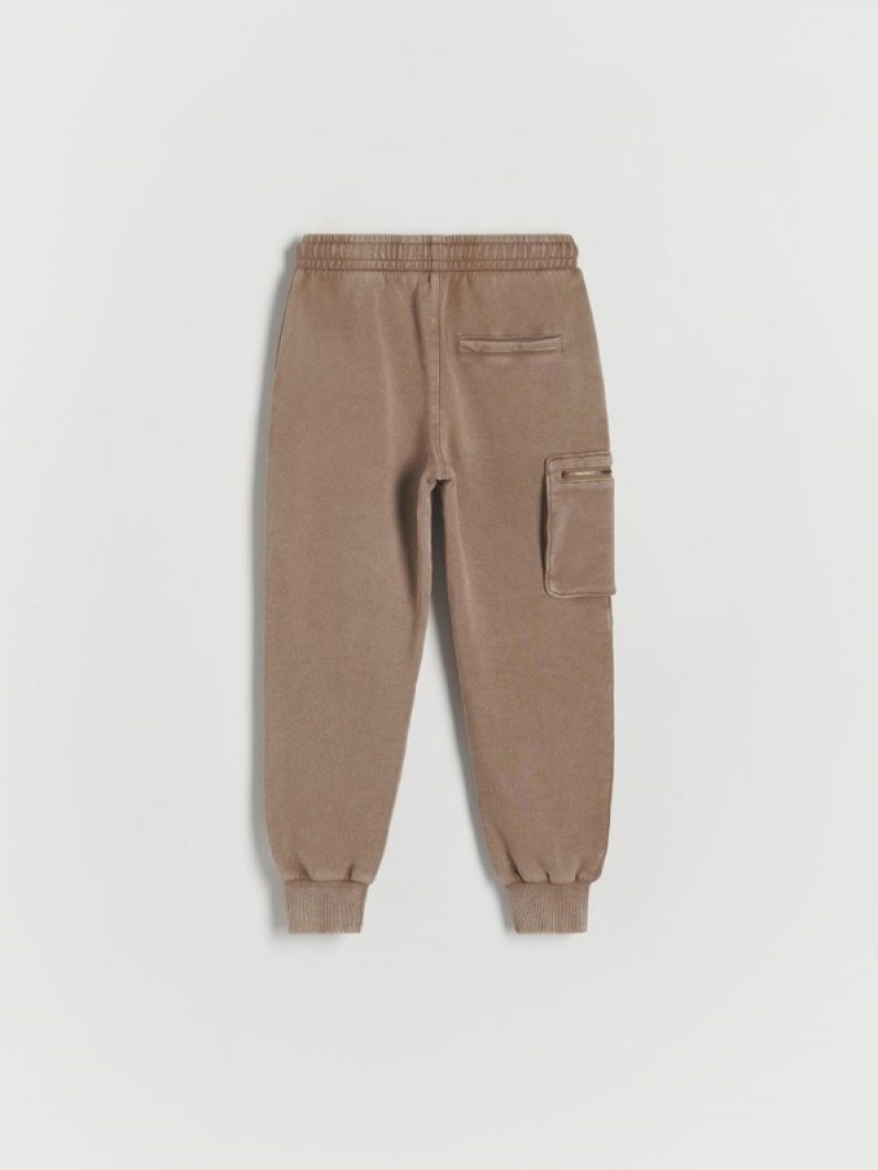 Reserved Joggers Hosen Jungen Braun | SMVCJL-759