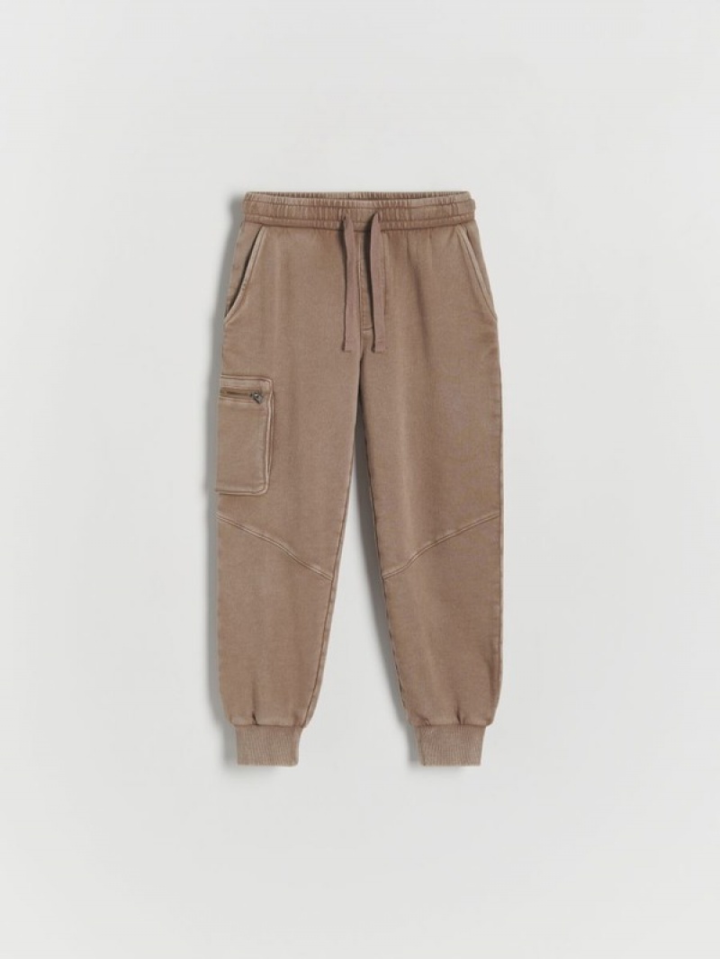 Reserved Joggers Hosen Jungen Braun | SMVCJL-759