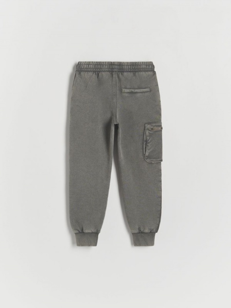 Reserved Joggers Hosen Jungen Dunkelgrau | MERVFC-831