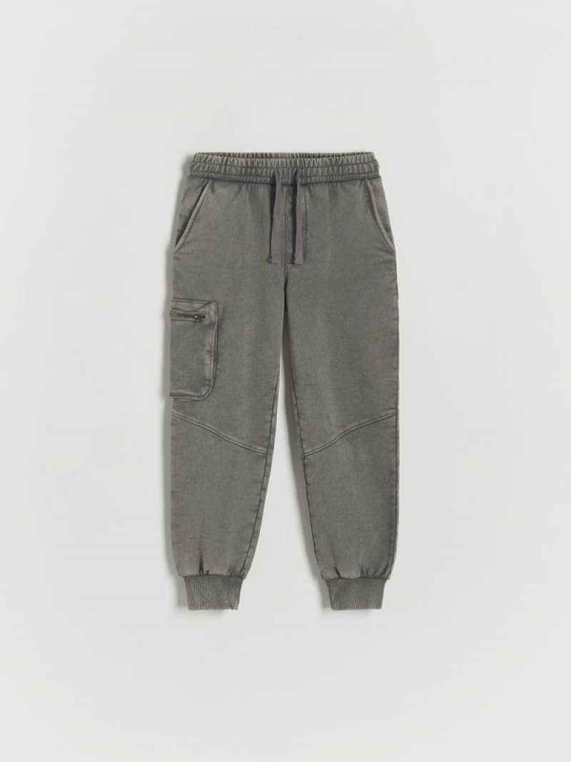 Reserved Joggers Hosen Jungen Dunkelgrau | MERVFC-831