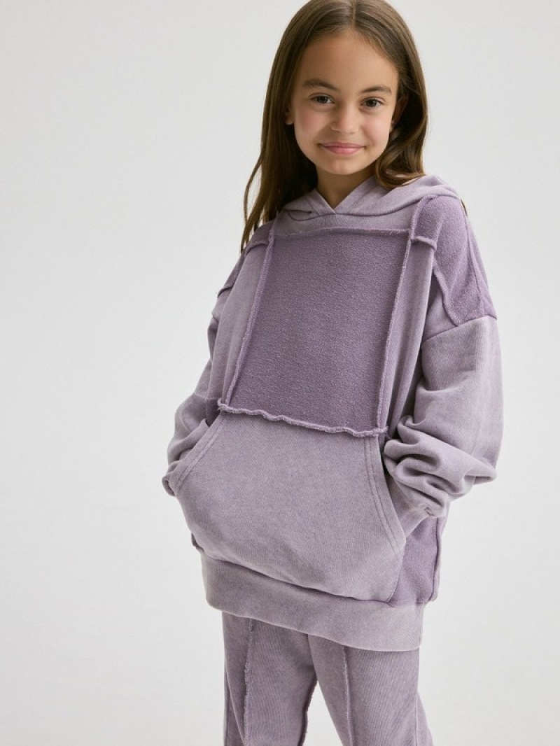 Reserved Jogging Top Sweatshirts Mädchen Lavendel | LPSIGK-814