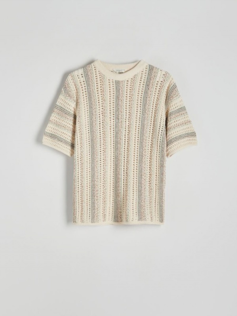 Reserved Jumper In Textured Knit Pullover Herren Mehrfarbig | ZATPLK-529