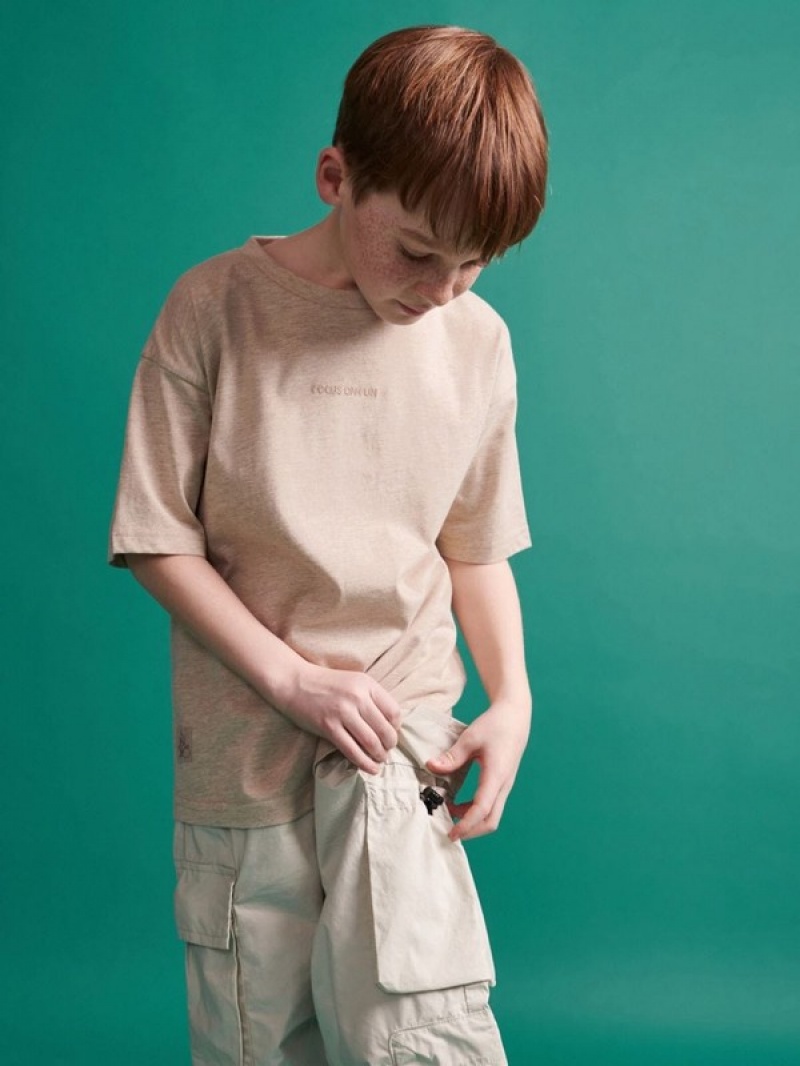 Reserved Klassische Hosen Jungen Beige | WJQKVL-649