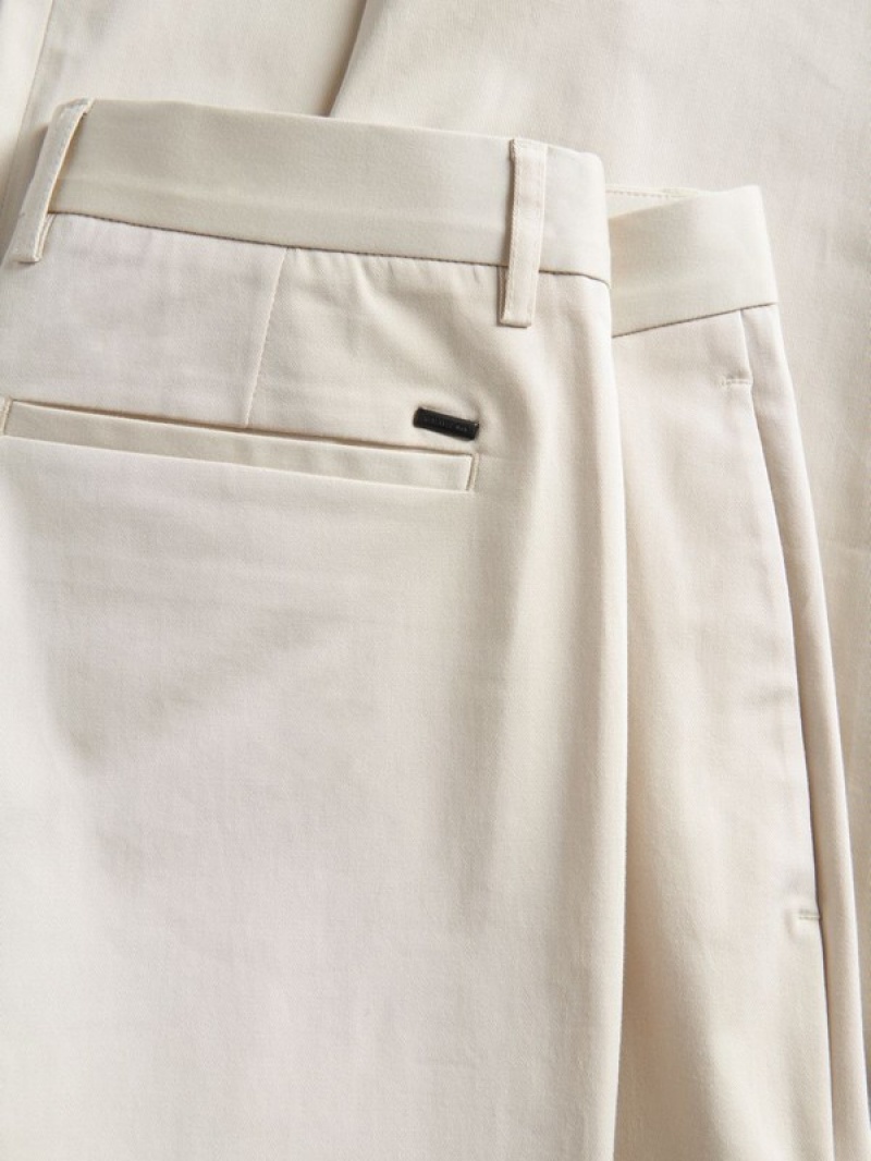 Reserved Leisure Fit Chino Hosen Herren Beige | IXDPBL-579