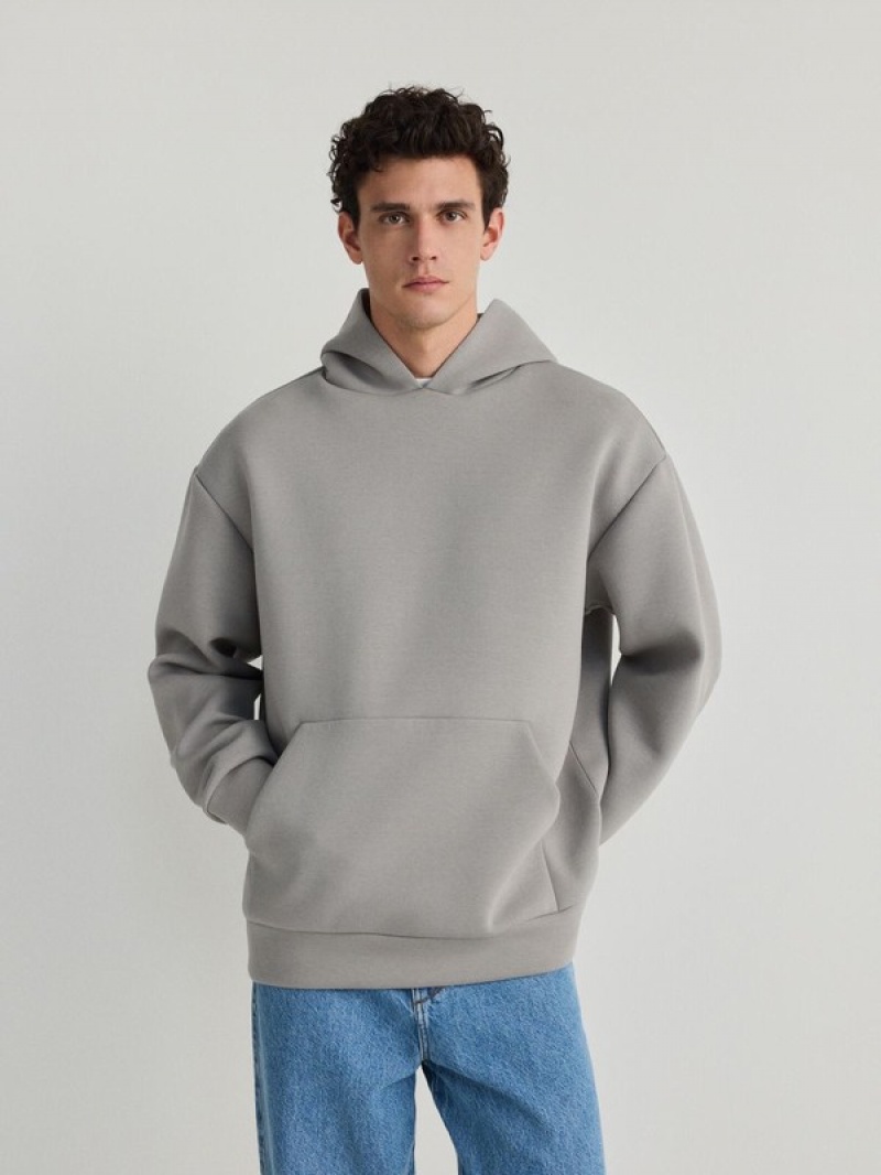 Reserved Plain Sweatshirts Herren Hellgrau | PRWZVN-712