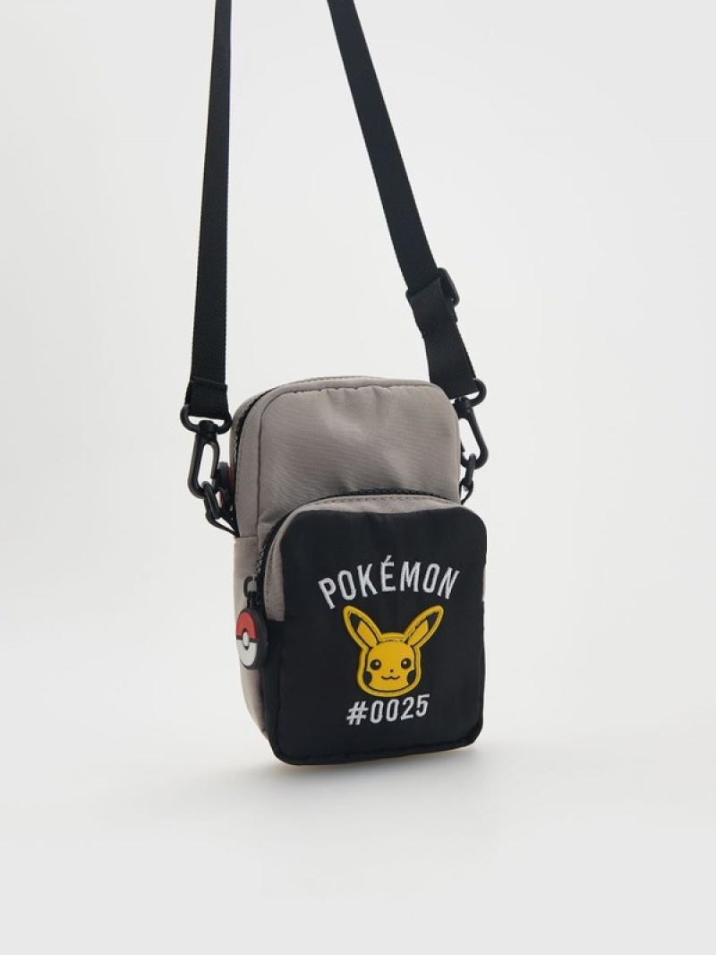 Reserved Pokémon Bum Taschen Jungen Schwarz | VOILJN-968