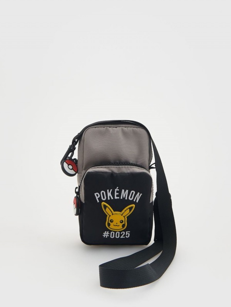 Reserved Pokémon Bum Taschen Jungen Schwarz | VOILJN-968