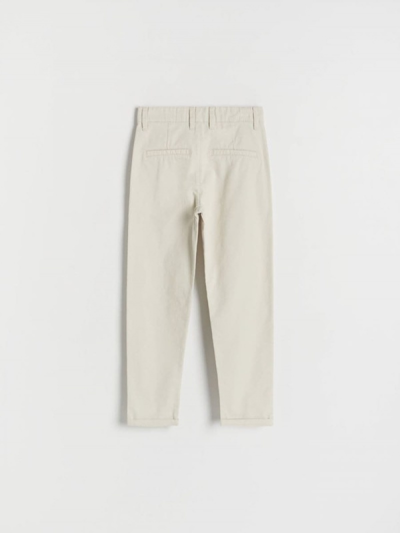 Reserved Regular Fit Chino Hosen Jungen Beige | GXADWK-467